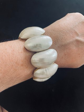 Pulsera Nacar Madre Perla Cabujones