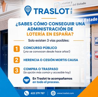 ADMINISTRACIÓN DE LOTERÍA INTEGRAL EN TRASPASO