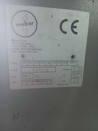 Sierra cinta industrial Meber(trifasica)