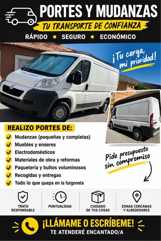 Portes y mudanzas