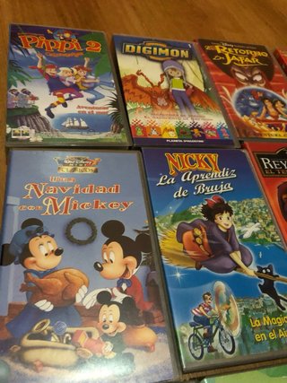 Lote 12 Películas VHS Infantiles