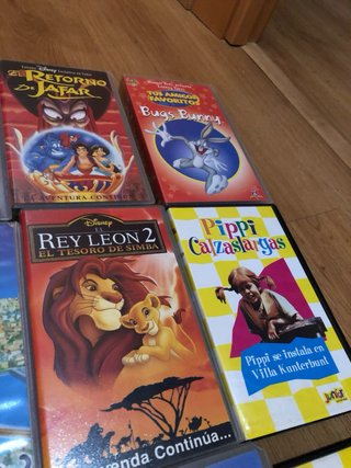 Lote 12 Películas VHS Infantiles