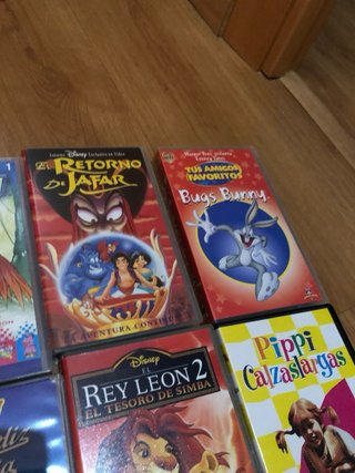 Lote 12 Películas VHS Infantiles