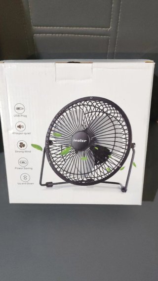 Ventilador ivoler USB Metal Negro