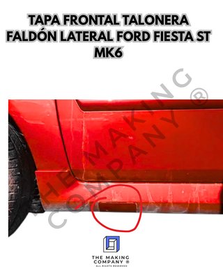 TAPAS FRONTALES FALDÓN TALONERA FORD FIESTA ST MK6