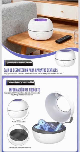 Esterilizador Chupetes Portátil UV