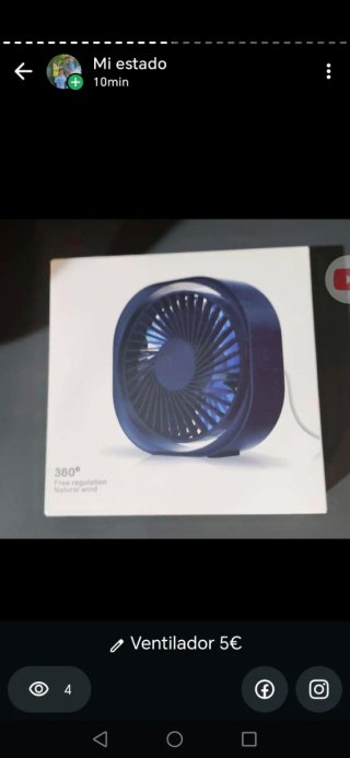 Ventilador 360° Natural Wind