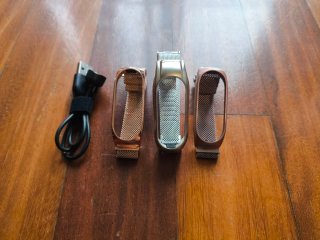 Correas metálicas + cargador original Mi Band 5