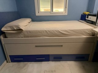 Mueble Nido con 2 Camas y 2 Cajones