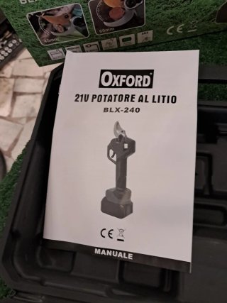 Forbici potatura elettriche Oxford BLX-240