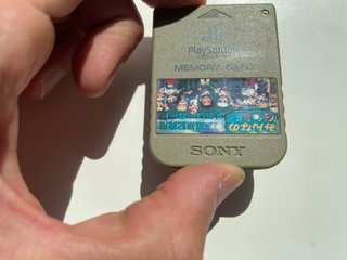 Memory Card Sony Playstation 1 Ps1 Originale Grigi