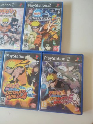 Lote 5 Juegos Naruto Ultimate Ninja PS2