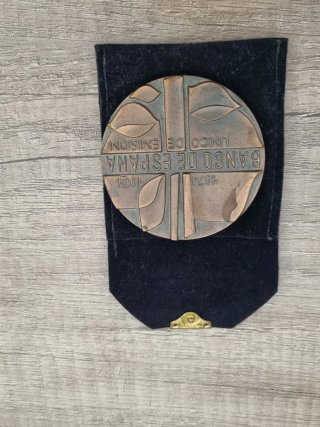 Medalla Bronce Banco de España 1874-1974