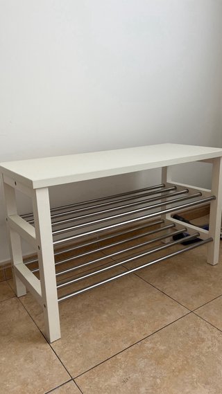 Banco Zapatero Ikea Tsusig Blanco