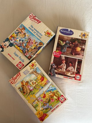 Pack 3 Puzzles Disney Infantiles