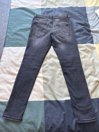 Pantalón Jack & Jones negro gris talla 11 años-146