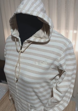 Sudadera Mazzoni Rayas Beige Talla M
