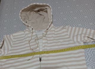Sudadera Mazzoni Rayas Beige Talla M