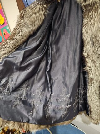 Chaquetón de zorro plateado