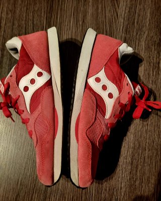 Zapatillas Saucony Originales Rojas y Blancas