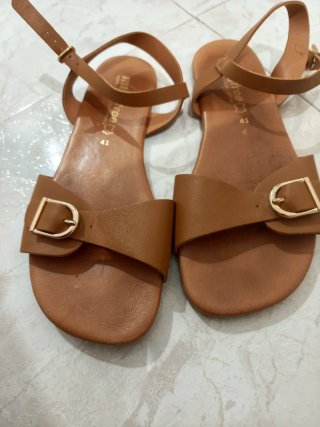 Sandalias Barefoot Mustang Marrones Talla 41 de pi