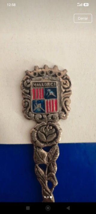 Cucchiaino vintage souvenir Mallorca