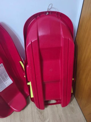 Trineo doble rojo