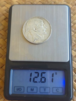 Moneda 50 Francos Bélgica 1948 Plata