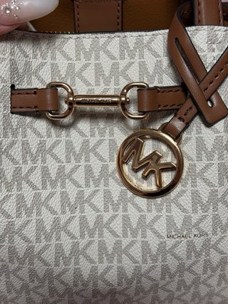 Bolso Michael Kors Blanco y Marrón