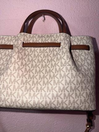 Bolso Michael Kors Blanco y Marrón