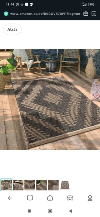 Alfombra Paco Home 170x117 cm