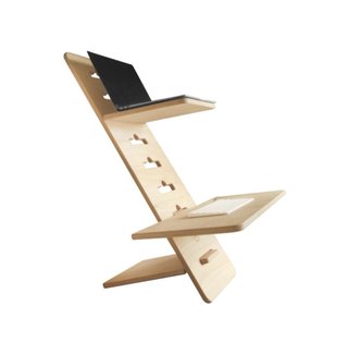 Escritorio de pie de madera