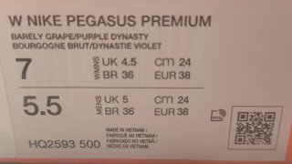 Zapatillas Nike Pegasus Premium Morado Naranja