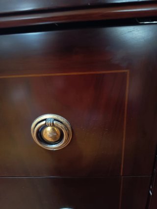 Escritorio buró madera marquetería