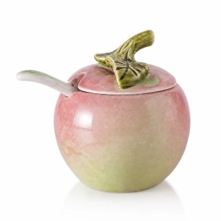 Azucarero/Mermeladero con Cuchara Cerámica