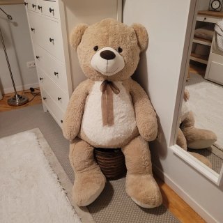 Oso de peluche gigante marrón