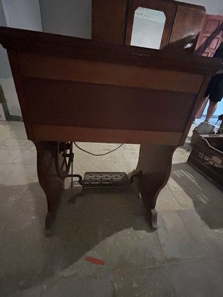 Mesa Máquina de Coser wertheim Antigua Madera