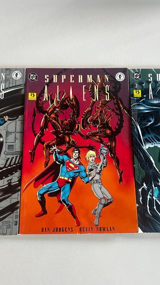 Pack Cómics Superman vs Aliens (3 Tomos / Completo