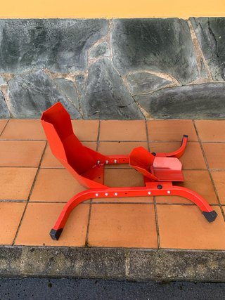 Soporte moto garage para rueda delantera