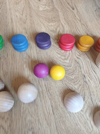 Cesto Tesoros Montessori Madera
