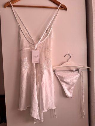 Conjunto lencería Ivette blanco