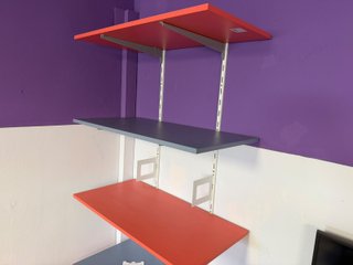 Estanterías modulares de pared - 2 unidades