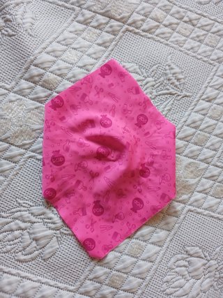 Tecido Manta Bonecas Rosa Estampado
