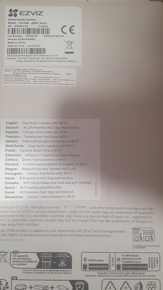 Cámara Vigilancia EZVIZ 4K 8MP C6N G1