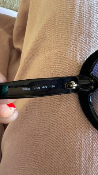 Gafas Chanel Aviador Negro/Azul