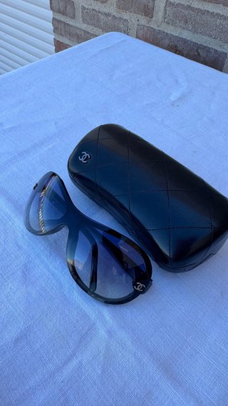 Gafas Chanel Aviador Negro/Azul