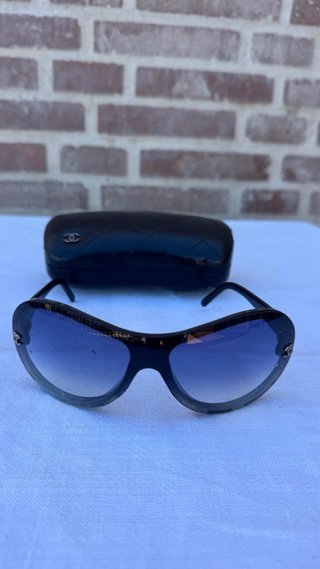 Gafas Chanel Aviador Negro/Azul