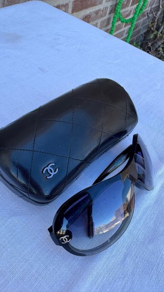 Gafas Chanel Aviador Negro/Azul