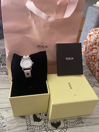 Reloj Tous Baby Bear Blanco y Plateado
