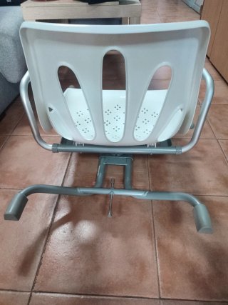 Silla de ducha giratoria antideslizante